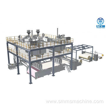 Double S non-woven fabric meltblown PP spunbond machine